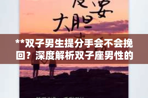 **双子男生提分手会不会挽回？深度解析双子座男性的情感决策**