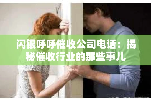闪银呼呼催收公司电话：揭秘催收行业的那些事儿