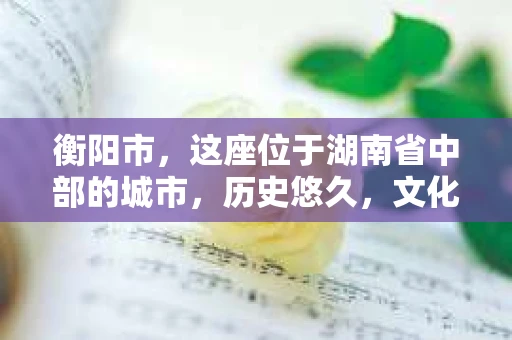 衡阳市，这座位于湖南省中部的城市，历史悠久，文化底蕴深厚。随着社会的发展，人们对于个人隐私的保护意识逐渐增强，私家侦探机构也应运而生。那么，衡阳市是否有私家侦探机构呢？今天，我们就来聊聊这个话题。