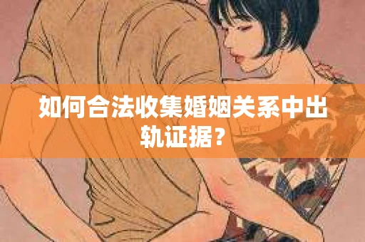 如何合法收集婚姻关系中出轨证据？