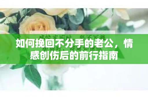 如何挽回不分手的老公,情感创伤后的前行指南 如何挽回不分手的老公,情感创伤后的前行指南