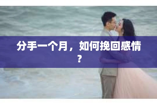 分手一个月，如何挽回感情？