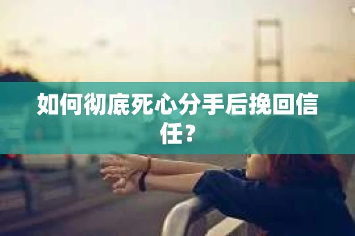 如何彻底死心分手后挽回信任? 如何彻底死心分手后挽回信任?