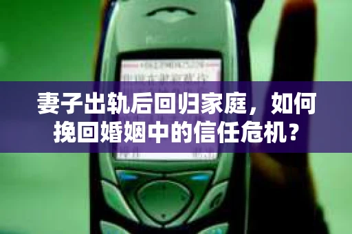 妻子出轨后回归家庭,如何挽回婚姻中的信任危机? 妻子出轨后回归家庭,如何挽回婚姻中的信任危机?
